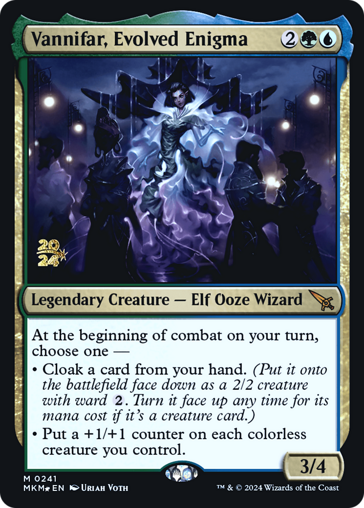 Vannifar, Evolved Enigma (PRE-241) [Murders at Karlov Manor Promos] Foil MTG Single Wizards of the Coast
