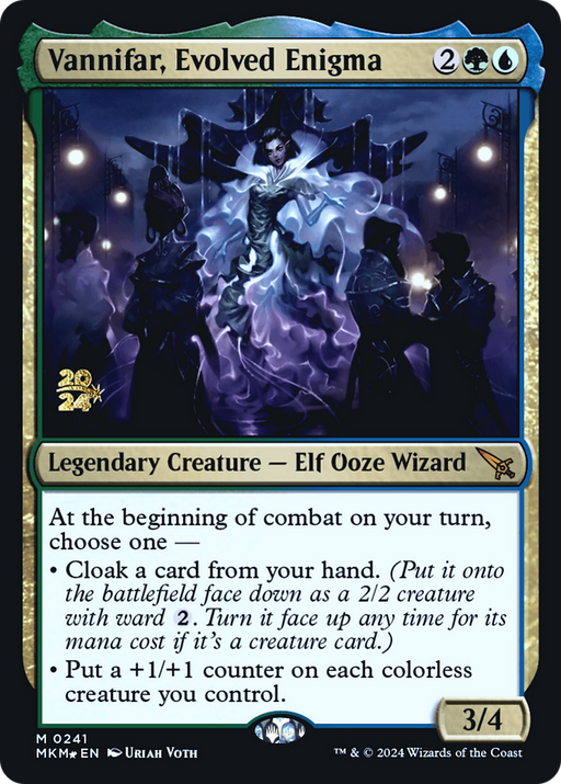 Vannifar, Evolved Enigma (PRE-241) [Murders at Karlov Manor Promos] Foil MTG Single Wizards of the Coast