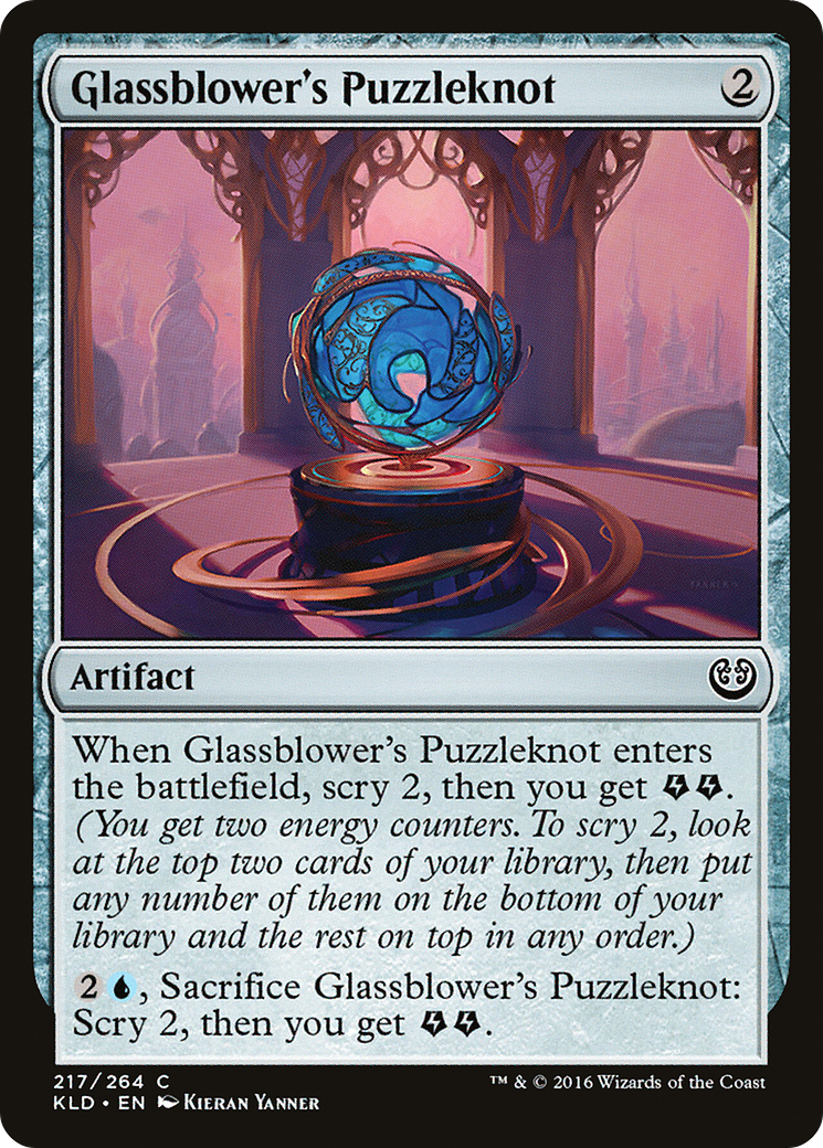 Glassblower's Puzzleknot (KLD-217) [Kaladesh] Foil MTG Single Wizards of the Coast