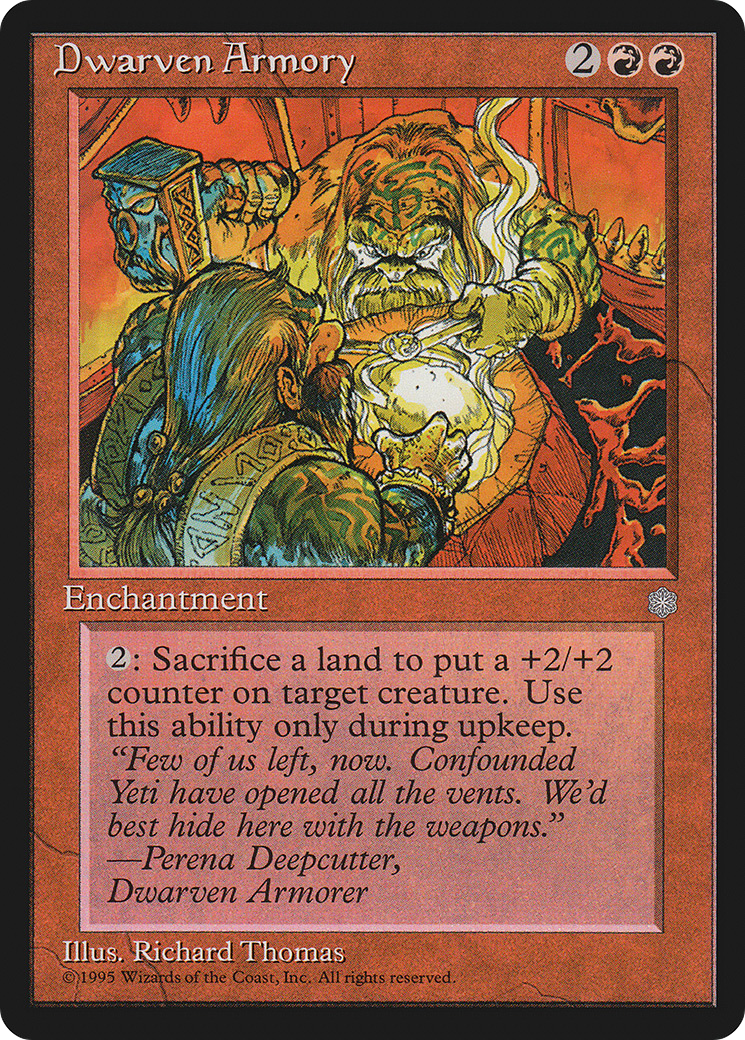 Dwarven Armory (ICE-) [Ice Age] MTG Single Wizards of the Coast