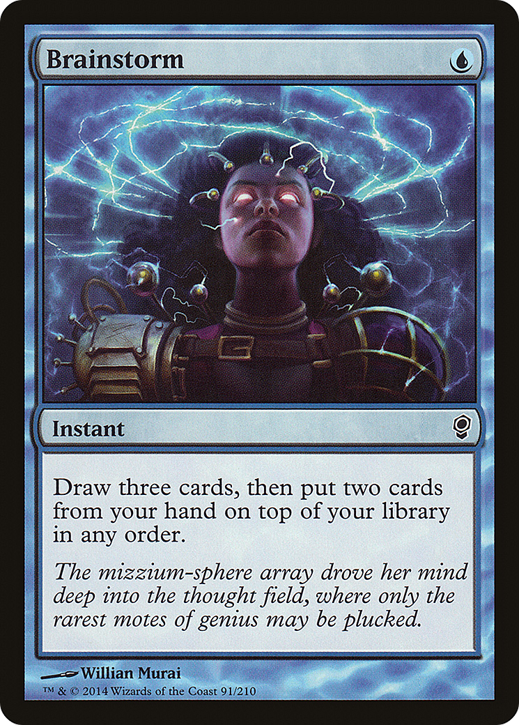 Brainstorm (CNS-091) [Conspiracy] MTG Single Wizards of the Coast