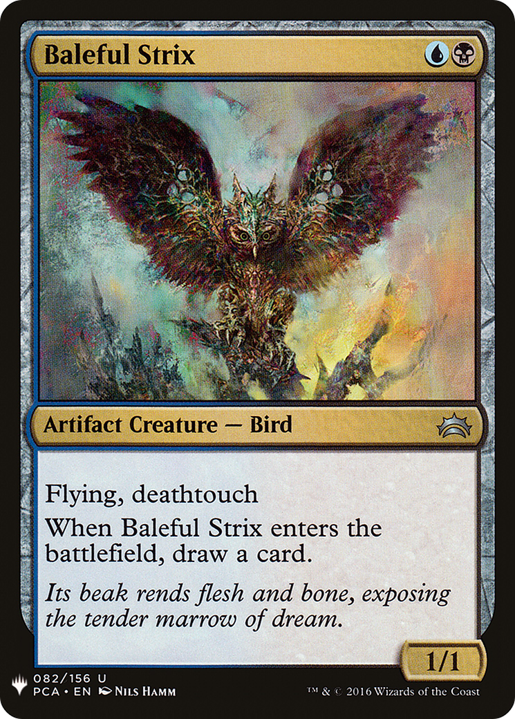 Baleful Strix (LIST-082) [Mystery Booster] The List MTG Single Wizards of the Coast