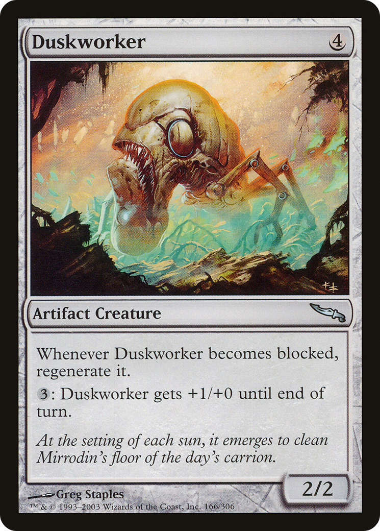 Duskworker (MRD-166) [Mirrodin] MTG Single Wizards of the Coast