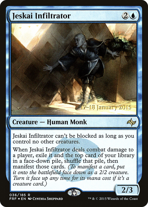 Jeskai Infiltrator (PRE-36S) [Fate Reforged Promos] Foil MTG Single Wizards of the Coast
