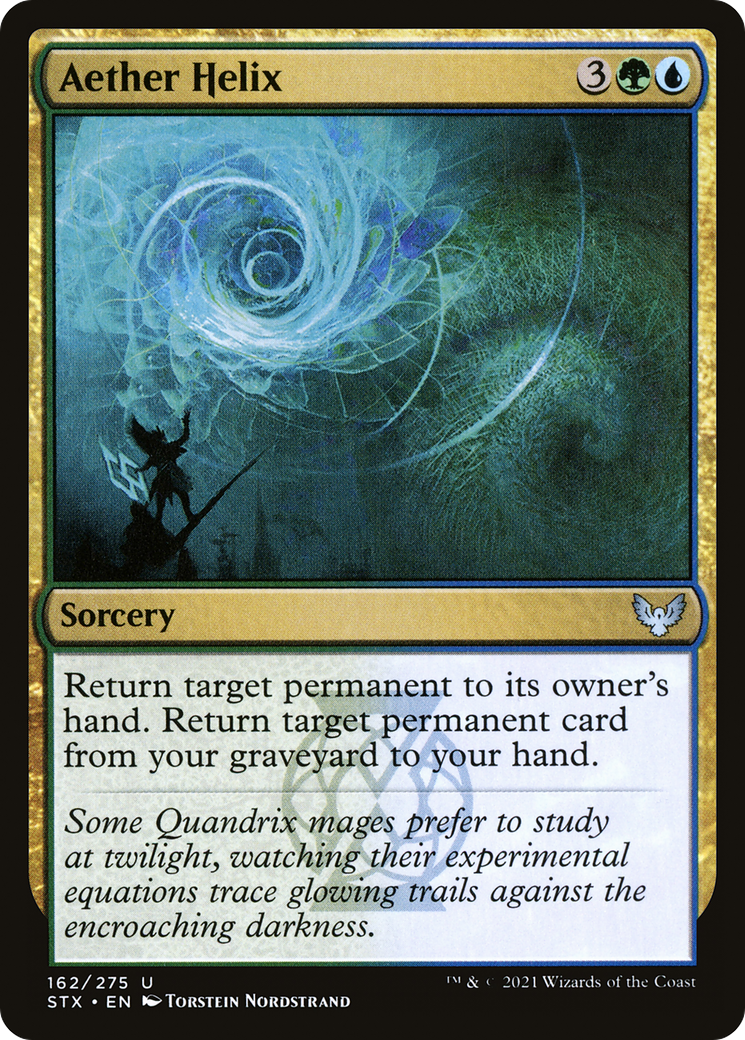 Aether Helix (STX-162) [Strixhaven: School of Mages] Foil MTG Single Wizards of the Coast