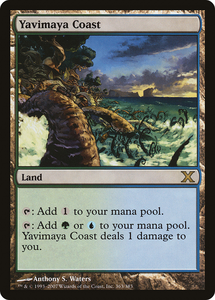 Yavimaya Coast (10E-363) [Tenth Edition] MTG Single Wizards of the Coast
