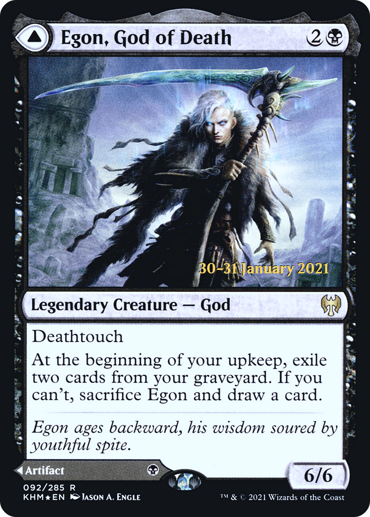 Egon, God of Death (PRE-092) [Kaldheim Promos] Foil MTG Single Wizards of the Coast