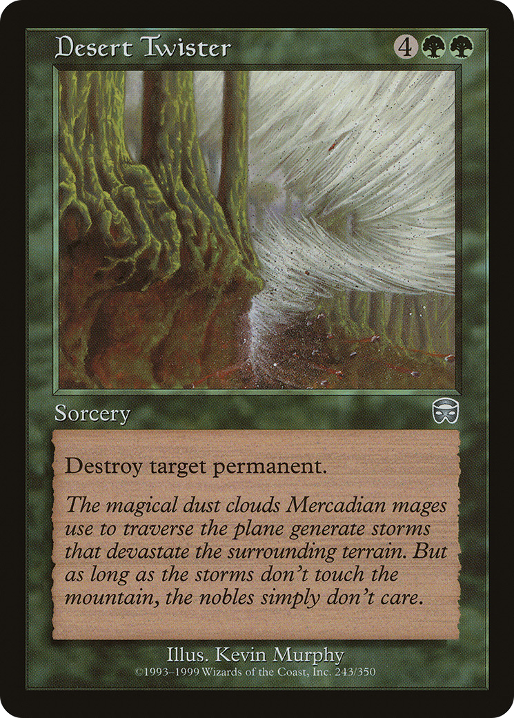 Desert Twister (MMQ-243) [Mercadian Masques] MTG Single Wizards of the Coast