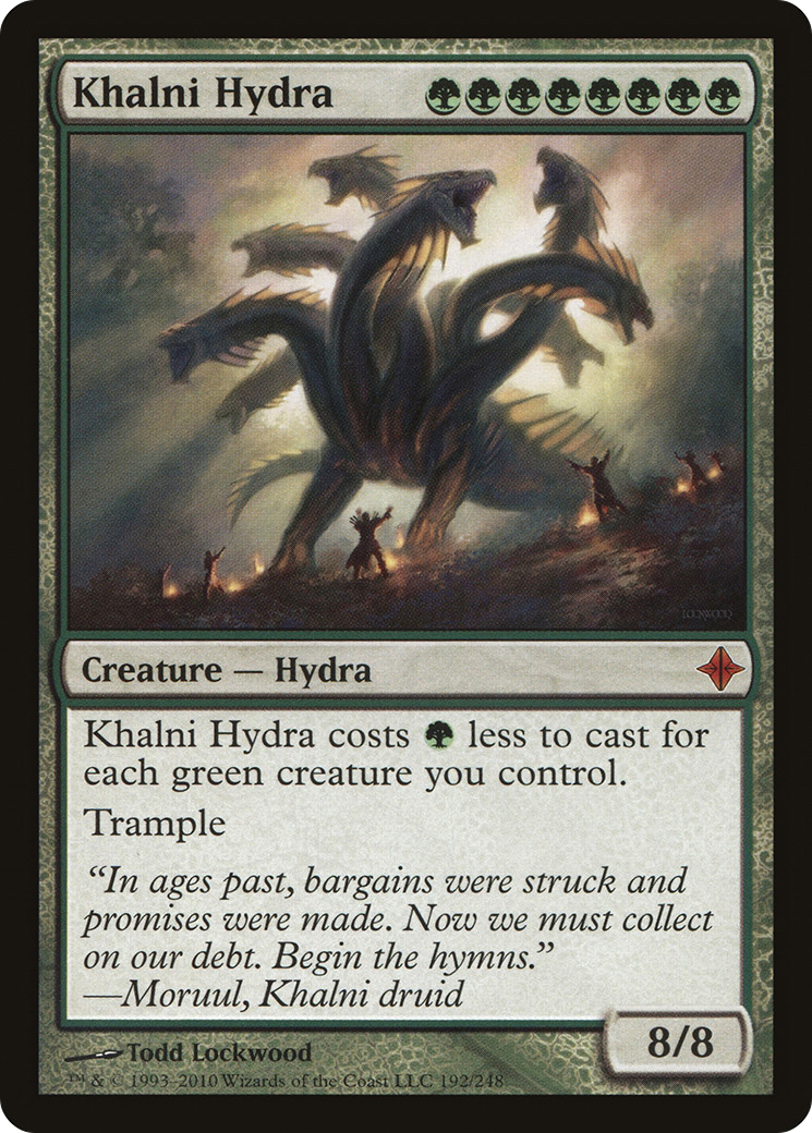 Khalni Hydra (ROE-192) [Rise of the Eldrazi] Foil MTG Single Wizards of the Coast