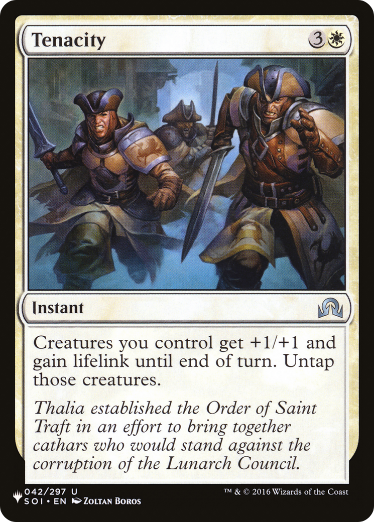 Tenacity (LIST-SOI-42) [Mystery Booster] The List MTG Single Wizards of the Coast