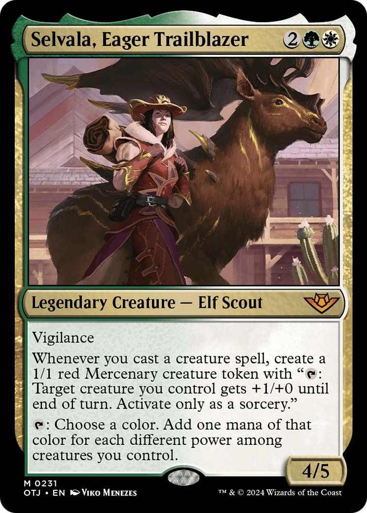 Selvala, Eager Trailblazer (OTJ-231) [Outlaws of Thunder Junction] MTG Single Wizards of the Coast