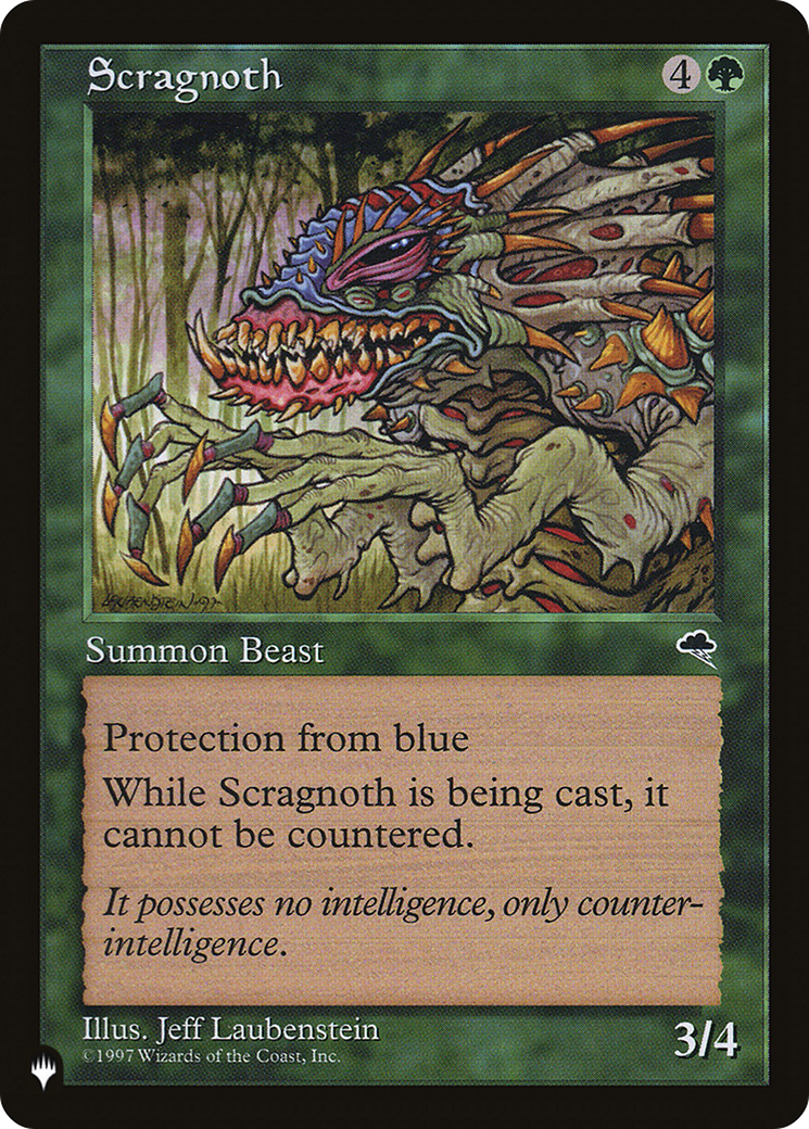Scragnoth (LIST-TMP-253) [Mystery Booster] The List MTG Single Wizards of the Coast