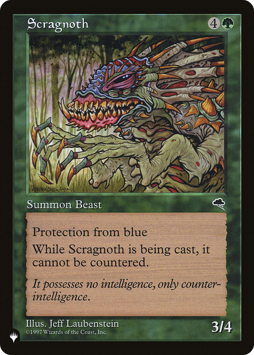 Scragnoth (LIST-TMP-253) [Mystery Booster] The List MTG Single Wizards of the Coast