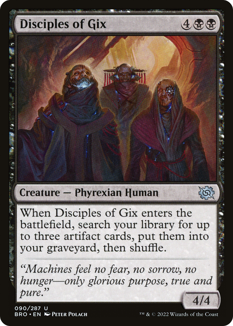 Disciples of Gix (BRO-090) [The Brothers' War] MTG Single Wizards of the Coast