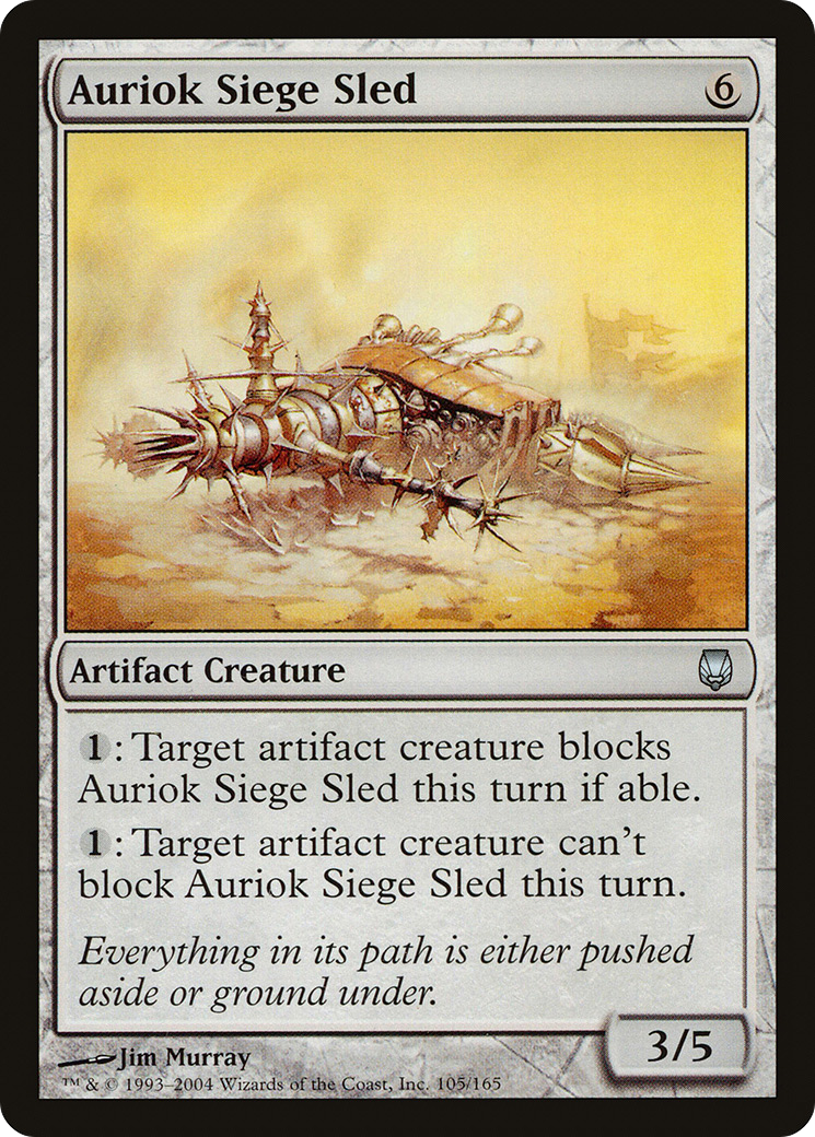 Auriok Siege Sled (DST-105) [Darksteel] MTG Single Wizards of the Coast
