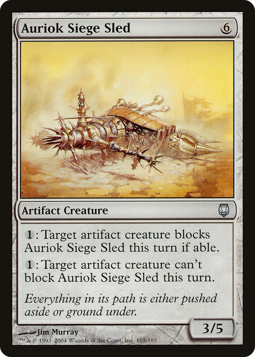 Auriok Siege Sled (DST-105) [Darksteel] MTG Single Wizards of the Coast