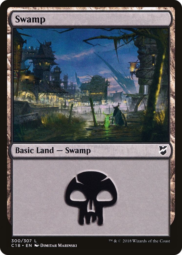 Swamp (300) (C18-300) [Commander 2018] MTG Single Wizards of the Coast