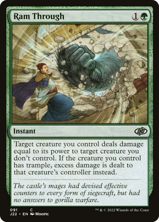Ram Through (J22-091) [Jumpstart 2022] MTG Single Wizards of the Coast