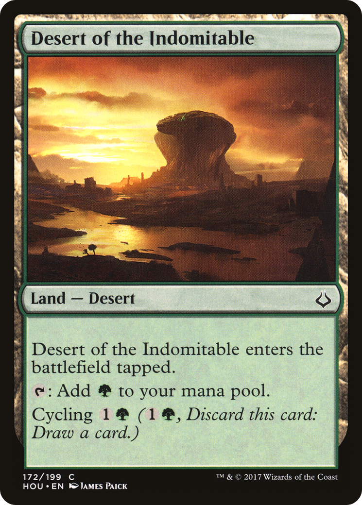 Desert of the Indomitable (HOU-172) [Hour of Devastation] MTG Single Wizards of the Coast