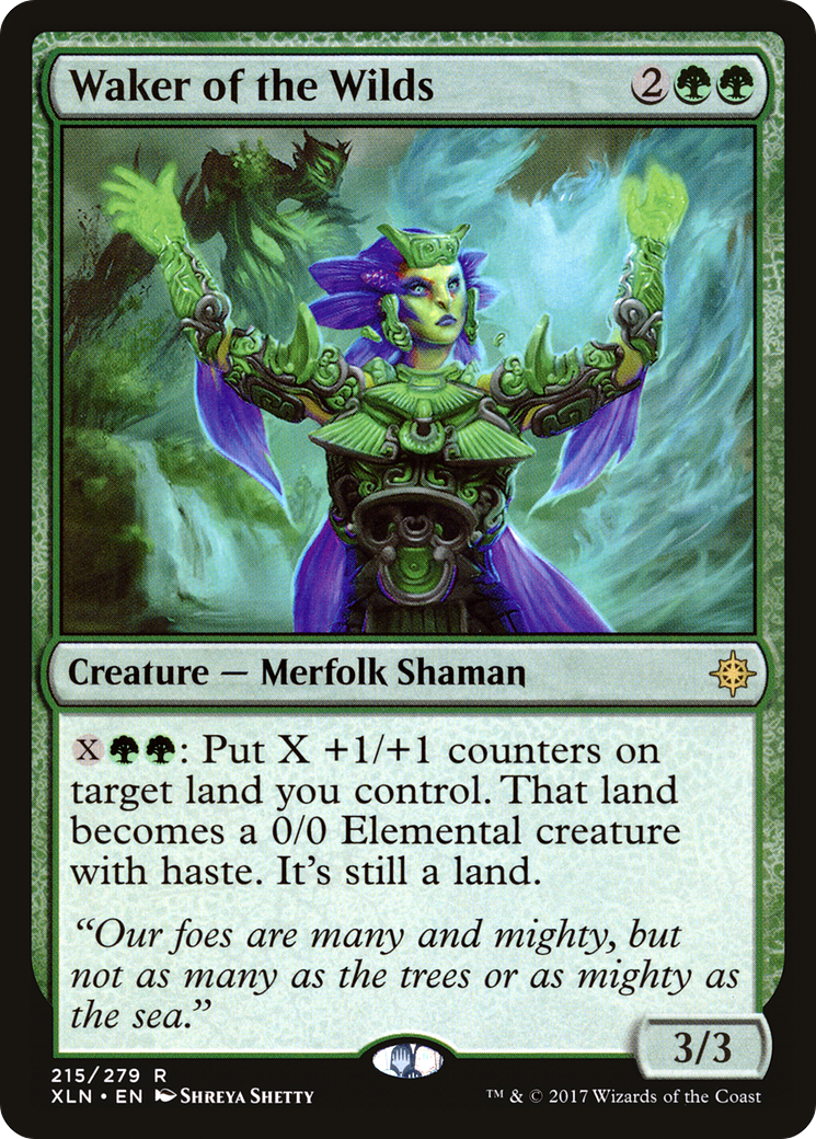 Waker of the Wilds (XLN-215) [Ixalan] Foil MTG Single Wizards of the Coast
