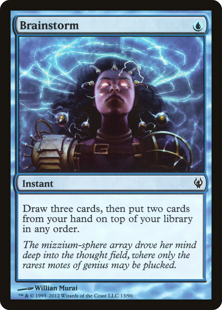 Brainstorm (DDJ-013) [Misc] Duel Decks: Izzet vs. Golgari MTG Single Wizards of the Coast
