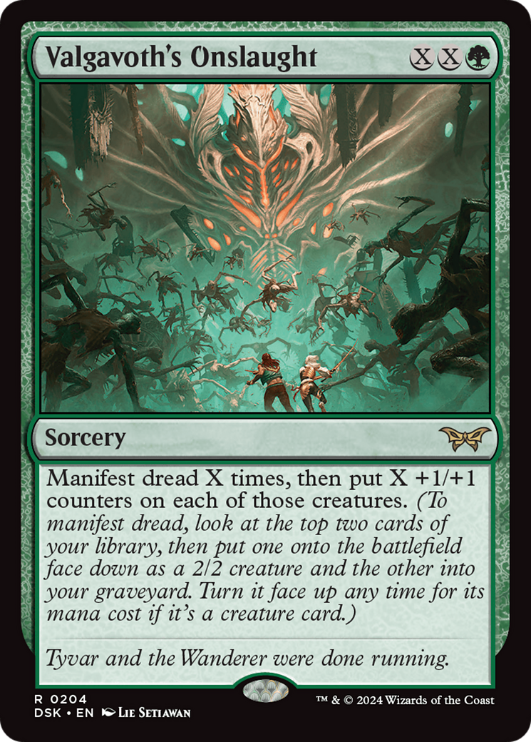 Valgavoth's Onslaught (DSK-204) [Duskmourn: House of Horror] MTG Single Wizards of the Coast