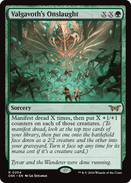 Valgavoth's Onslaught (DSK-204) [Duskmourn: House of Horror] MTG Single Wizards of the Coast