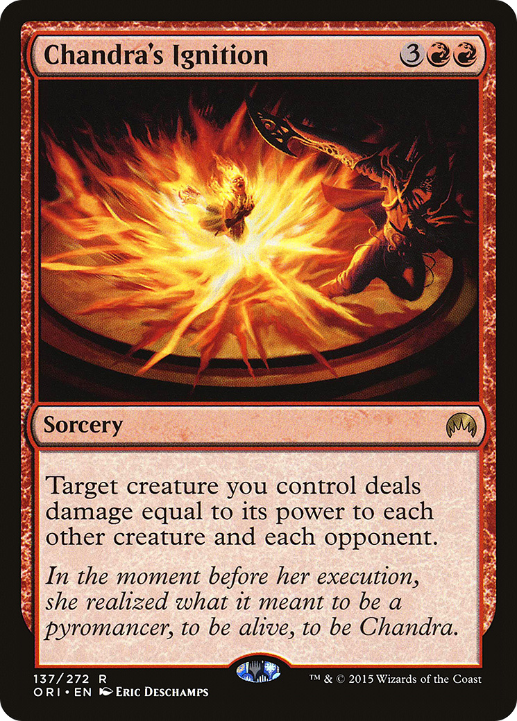 Chandra's Ignition (ORI-137) [Magic Origins] Foil MTG Single Wizards of the Coast