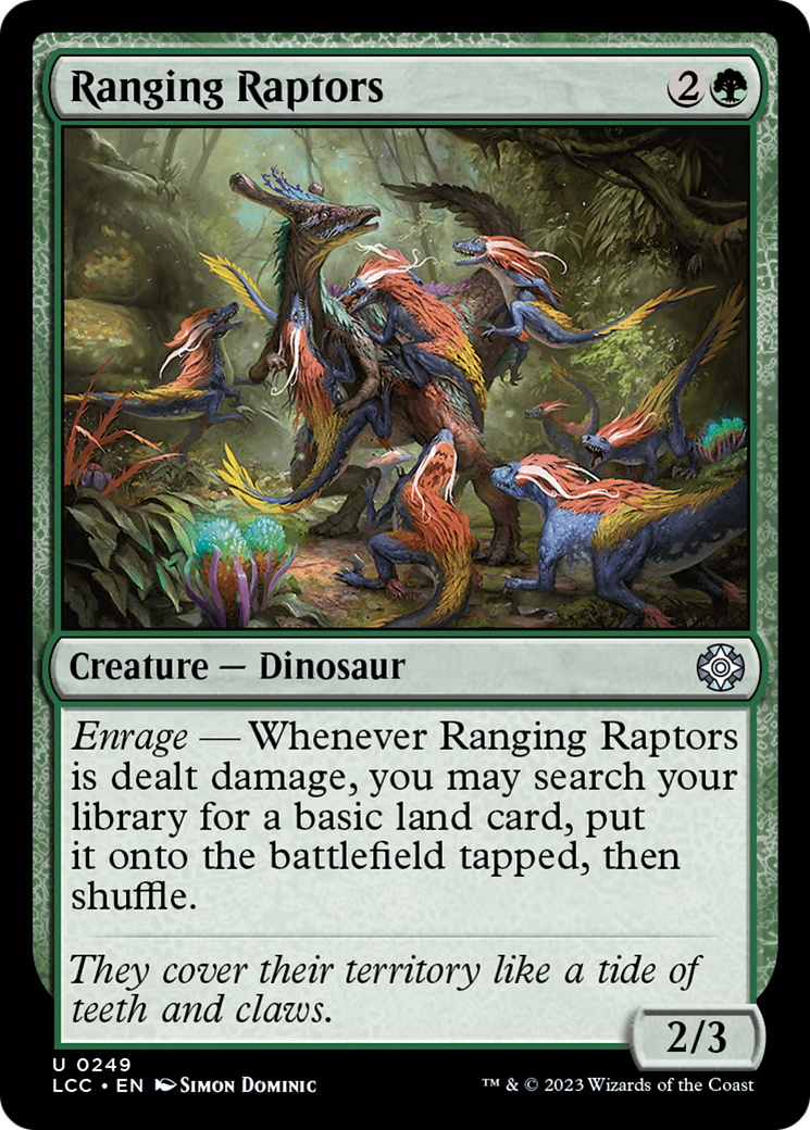Ranging Raptors (LCC-249) [The Lost Caverns of Ixalan Commander] MTG Single Wizards of the Coast