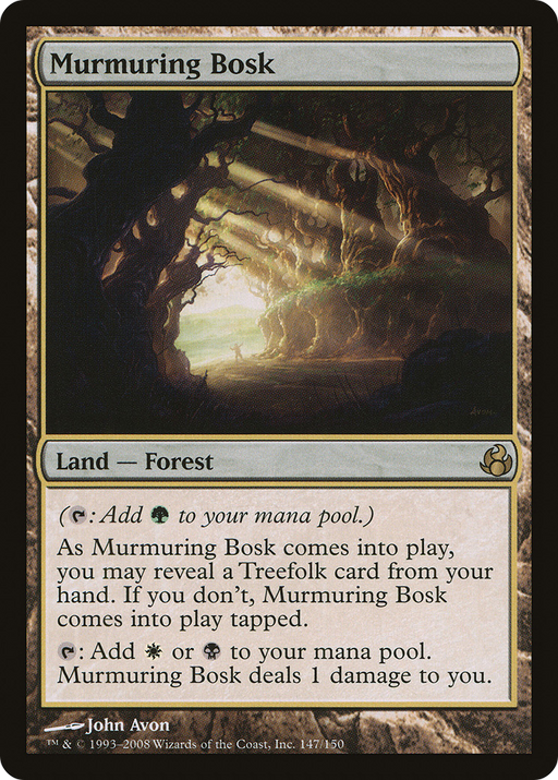 Murmuring Bosk (MOR-147) [Morningtide] Foil MTG Single Wizards of the Coast