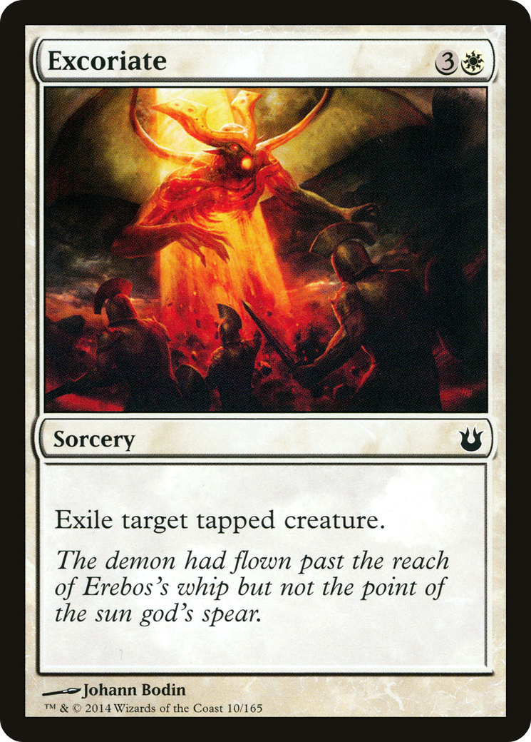 Excoriate (BNG-010) [Born of the Gods] Foil MTG Single Wizards of the Coast