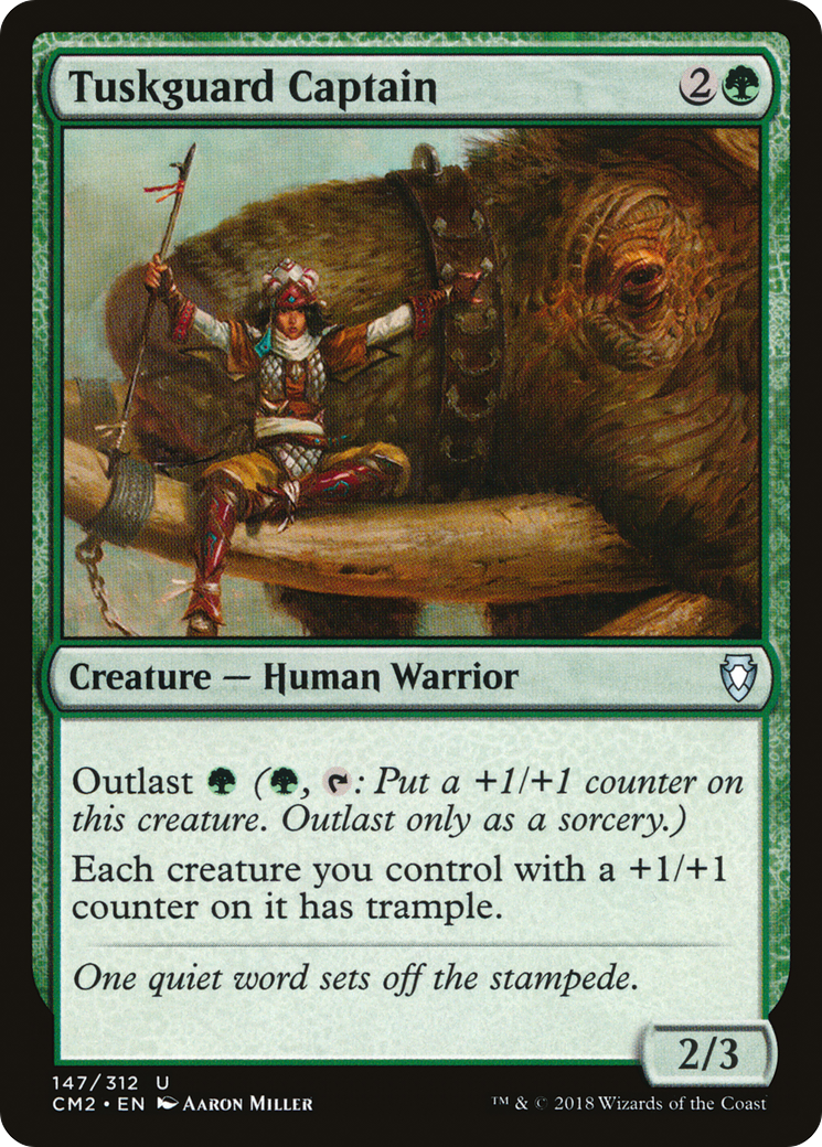 Tuskguard Captain (CM2-147) [Commander Anthology Volume II] MTG Single Wizards of the Coast