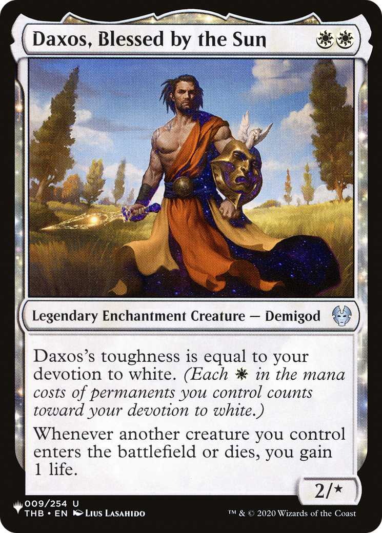 Daxos, Blessed by the Sun (LIST-THB-9) [Mystery Booster] The List MTG Single Wizards of the Coast