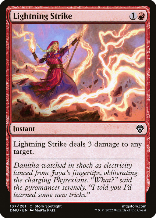 Lightning Strike (DMU-137) [Dominaria United] MTG Single Wizards of the Coast
