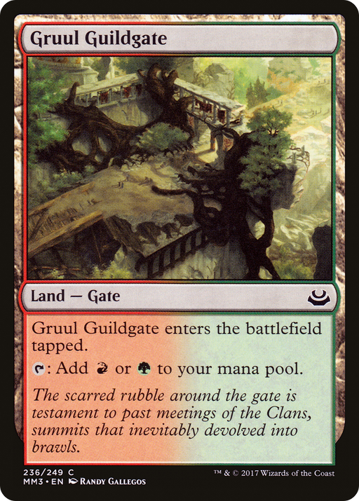 Gruul Guildgate (MM3-236) [Modern Masters 2017] MTG Single Wizards of the Coast