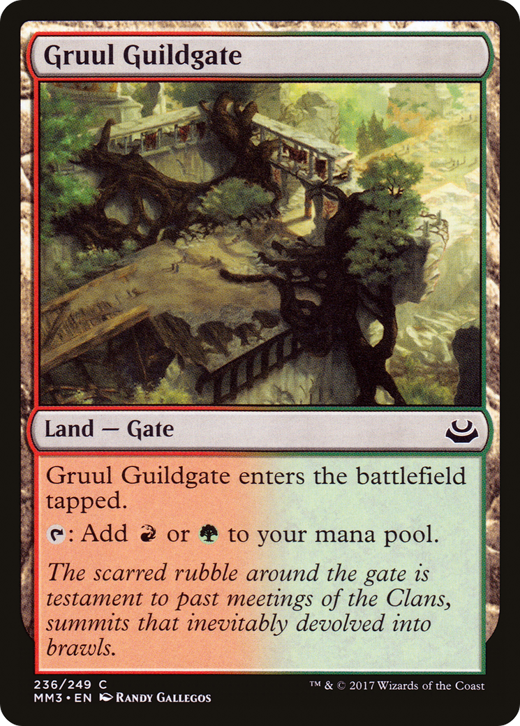 Gruul Guildgate (MM3-236) [Modern Masters 2017] Foil MTG Single Wizards of the Coast