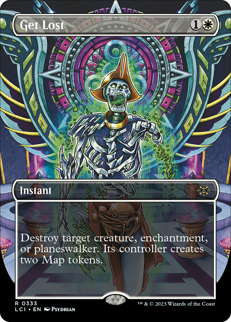 Get Lost (LCI-333) [The Lost Caverns of Ixalan] (Borderless) Foil MTG Single Wizards of the Coast