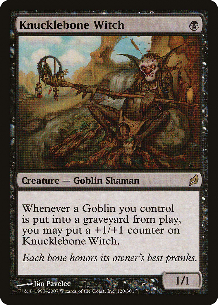 Knucklebone Witch (LRW-120) [Lorwyn] Foil MTG Single Wizards of the Coast