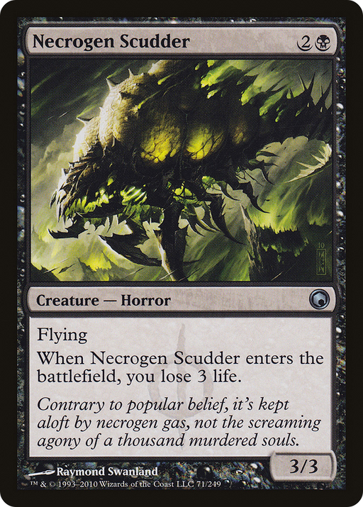 Necrogen Scudder (SOM-071) [Scars of Mirrodin] Foil MTG Single Wizards of the Coast