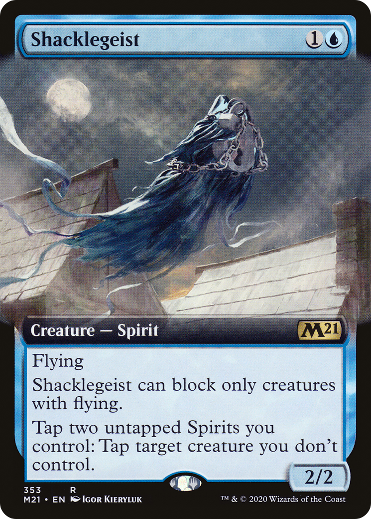 Shacklegeist (M21-353) [Core Set 2021] (Extended Art) Foil MTG Single Wizards of the Coast
