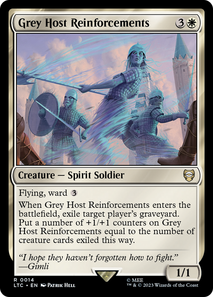 Grey Host Reinforcements (LTC-014) [Tales of Middle-earth Commander] MTG Single Wizards of the Coast