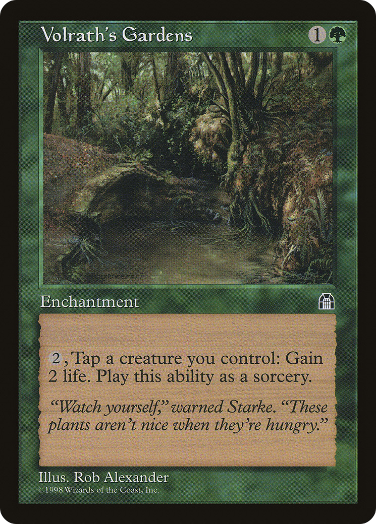 Volrath's Gardens (STH-124) [Stronghold] MTG Single Wizards of the Coast