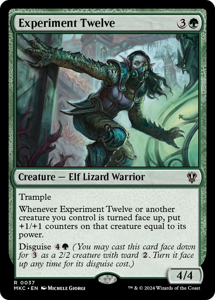 Experiment Twelve (MKC-037) [Murders at Karlov Manor Commander] MTG Single Wizards of the Coast