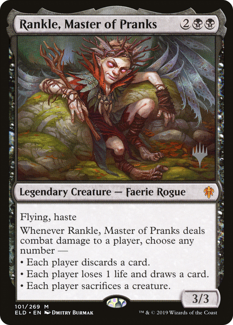 Rankle, Master of Pranks (PPELD-101) [Throne of Eldraine Promos] MTG Single Wizards of the Coast
