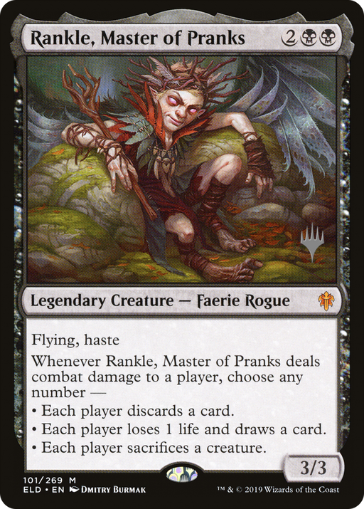 Rankle, Master of Pranks (PPELD-101) [Throne of Eldraine Promos] MTG Single Wizards of the Coast