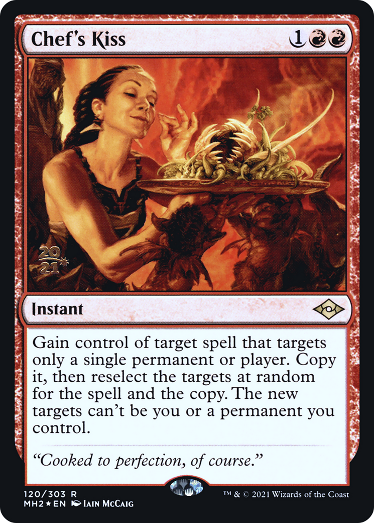 Chef's Kiss (PRE-120) [Modern Horizons 2 Promos] Foil MTG Single Wizards of the Coast