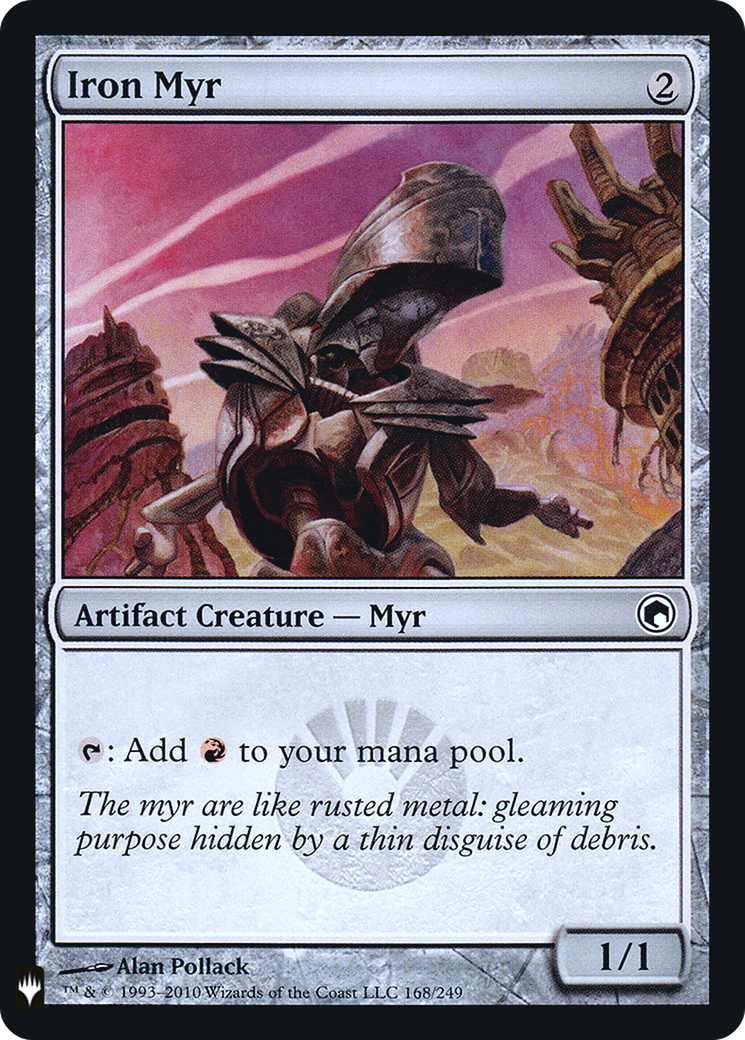 Iron Myr (LIST-SOM-168) [Mystery Booster] The List Foil MTG Single Wizards of the Coast