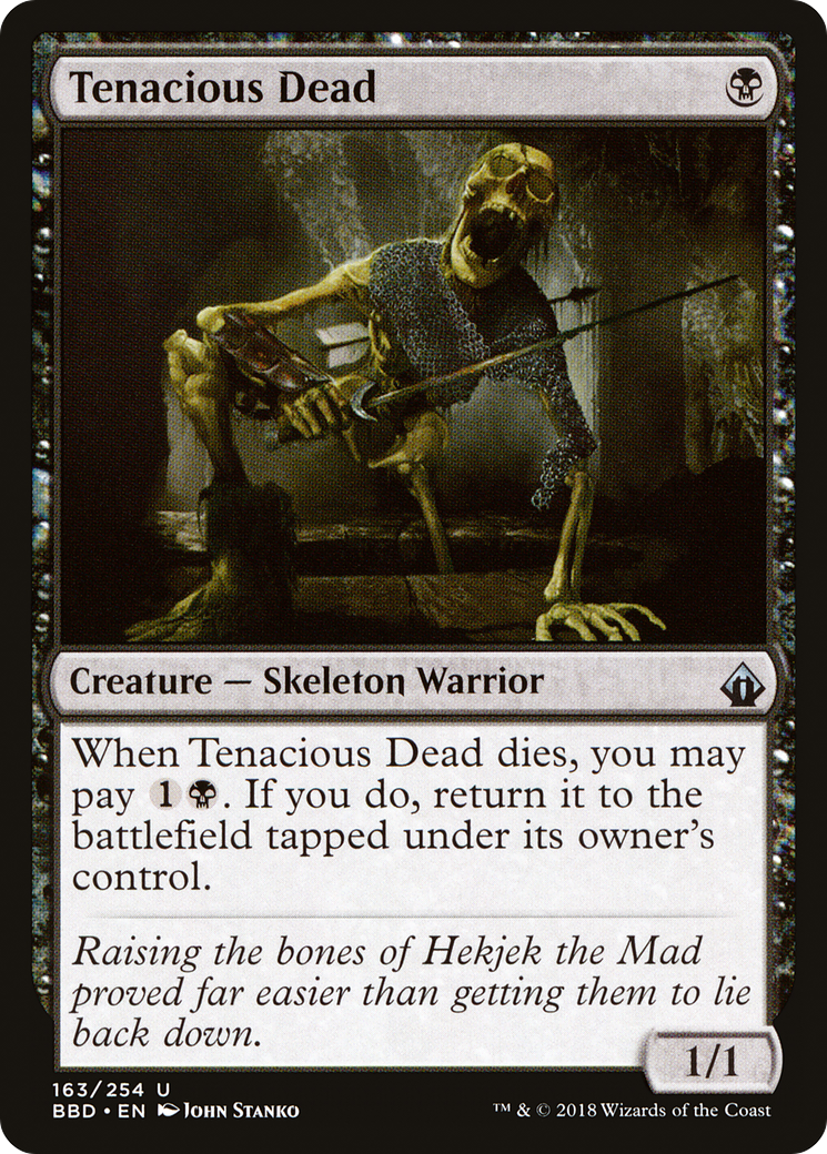 Tenacious Dead (BBD-163) [Battlebond] MTG Single Wizards of the Coast