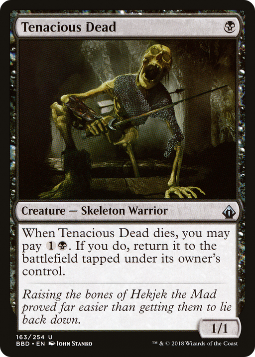 Tenacious Dead (BBD-163) [Battlebond] Foil MTG Single Wizards of the Coast
