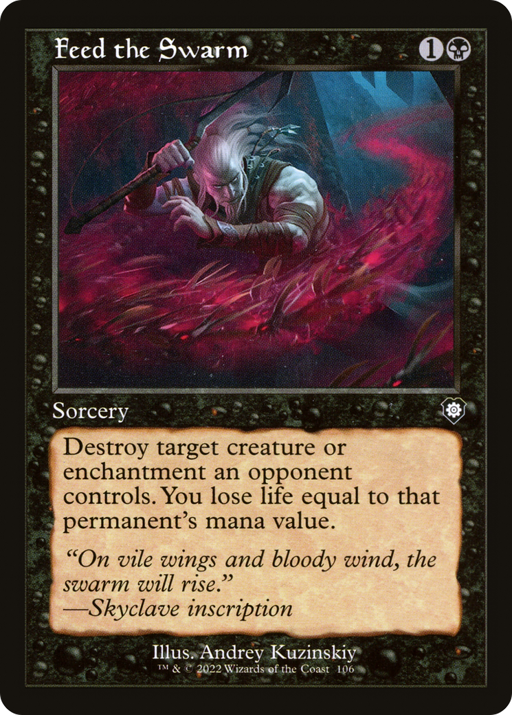 Feed the Swarm (BRC-106) [The Brothers' War Commander] MTG Single Wizards of the Coast
